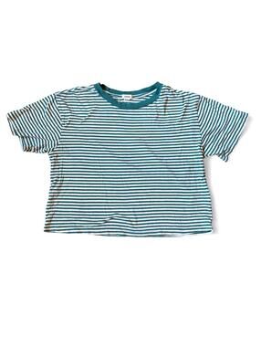 Garage Women's Blue and Green Tshirt